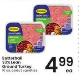 Albertsons Butterball 93% Lean Ground Turkey offer