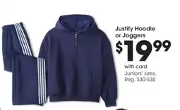 Kroger Justify Hoodie or Joggers offer