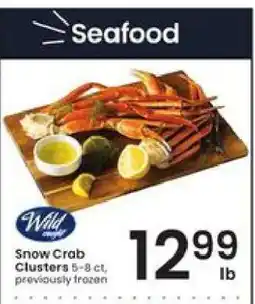 Albertsons Snow Crab Clusters offer