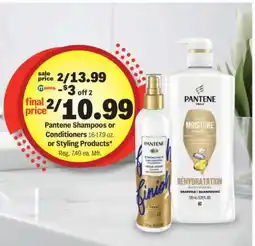 Meijer Pantene Shampoos or Conditioners offer
