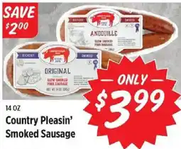 Rouses Country Pleasin' Smoked Sausage offer