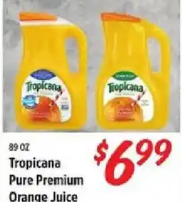Rouses Tropicana pure premium orange juice offer