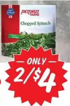 Rouses Pictsweet Farms Chopped Spinach offer