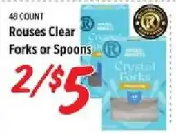 Rouses Rouses Clear Forks or Spoons offer