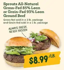 Sprouts Farmers Market Sprouts all-natural ground beef offer