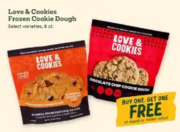 Sprouts Farmers Market Love & Cookies frozen cookie dough offer