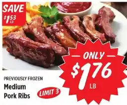 Rouses Medium Pork Ribs offer