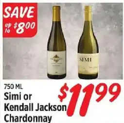 Rouses Simi or Kendall Jackson Chardonnay offer