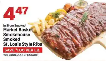 Market Basket Smokehouse Smoked St. Louis Style Ribs