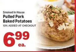 Market Basket Smoked In House Pulled Pork Baked Potatoes offer