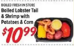 Rouses Boiled Lobster Tail & Shrimp with Potatoes & Corn offer