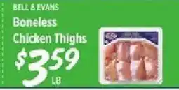 Rouses Bell & Evans Boneless Chicken Thighs offer
