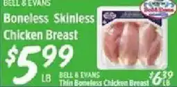 Rouses Bell & Evans Boneless Skinless Chicken Breast offer