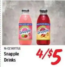 Rouses Snapple Drinks offer