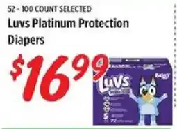 Rouses Luv's Platinum Protection Diapers offer