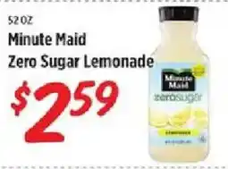 Rouses Minute Maid zero sugar lemonade offer