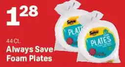 Market Basket Scotch foam plates offer