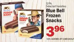 Market Basket Blue Bell Frozen Snacks offer