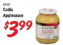 Rouses Cadia Applesauce offer