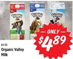 Rouses Organic Valley Milk offer