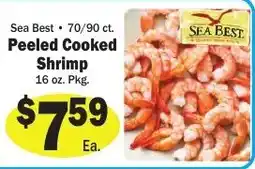 Sellers Bros Sea Best peeled cooked shrimp offer