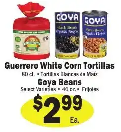 Sellers Bros Guerrero White Corn Tortillas offer