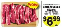 Sellers Bros Family Pack Bone-In Bottom Chuck Steaks offer
