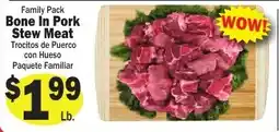 Sellers Bros Family Pack Bone In Pork Stew Meat offer