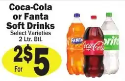 Sellers Bros Coca-Cola or Fanta Soft Drinks offer