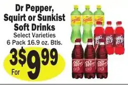 Sellers Bros Dr Pepper, Squirt or Sunkist Soft Drinks offer