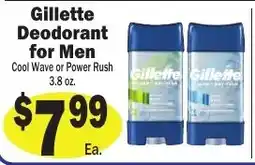 Sellers Bros Gillette Deodorant for Men offer