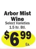 Sellers Bros Arbor Mist Wine offer