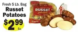 Sellers Bros Bake russet potatoes offer
