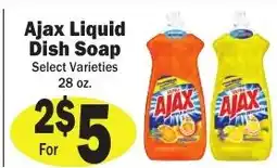Sellers Bros Ajax liquid dish soap offer