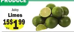 Sellers Bros Juicy limes offer