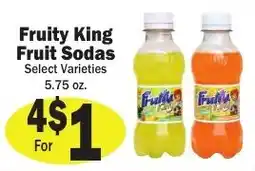 Sellers Bros Fruity King Fruit Sodas offer