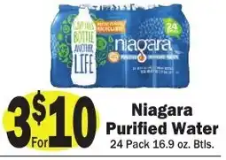 Sellers Bros Niagara Purified Water offer
