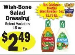 Sellers Bros Wish-Bone Salad Dressing offer