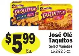 Sellers Bros Jose Ole Taquitos offer