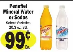 Sellers Bros Peñafiel Mineral Water or Sodas offer