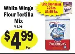 Sellers Bros White Wings Flour Tortilla Mix offer