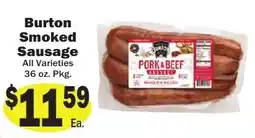 Sellers Bros Burton Smoked Sausage offer