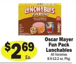 Sellers Bros Oscar Mayer Fun Pack Lunchables offer