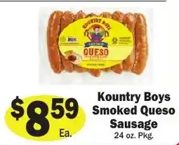 Sellers Bros Kountr Boys Smoked Queso Sausage offer