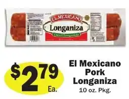 Sellers Bros El Mexicano pork longaniza offer