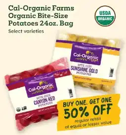 Sprouts Farmers Market Cal-Organic Farms Bite-Size Potatoes offer