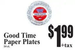 Baja Ranch Good Time Paper Plates offer