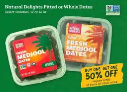 Sprouts Farmers Market Natural Delights Fresh Medjool Dates offer