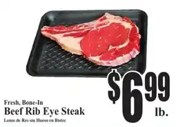 Baja Ranch Fresh, Bone-In Beef Rib Eye Steak offer