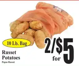 Baja Ranch Papas Russet Russet Potatoes offer